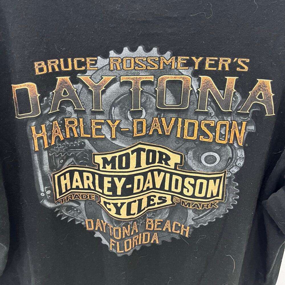 Harley Davidson Men’s XL Black Bruce Rossmeyer's Daytona Bike Week 2020 T-shirt - Picture 4 of 5